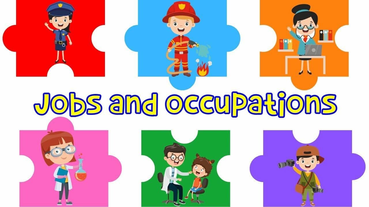 Jobs and occupations | What Am I? Quiz | ESL Kids | 4K