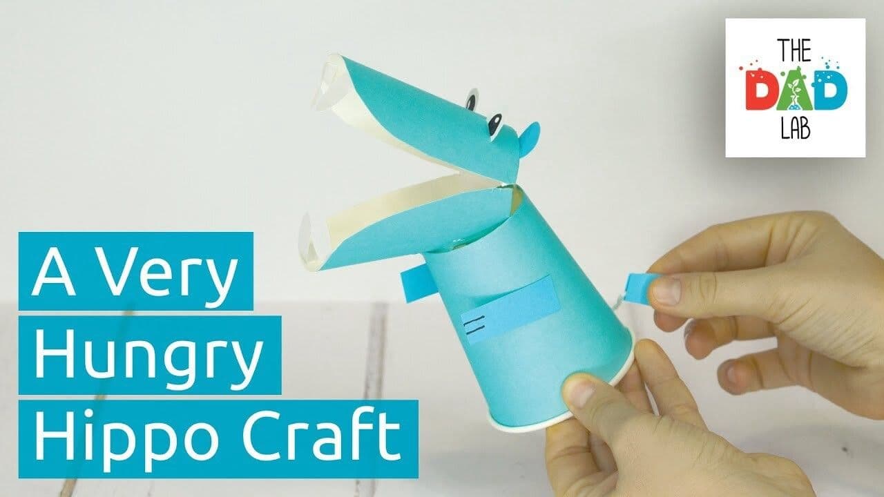 DIY Toy: Paper Cup Hippo