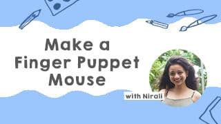 Finger Puppet Mouse DIY