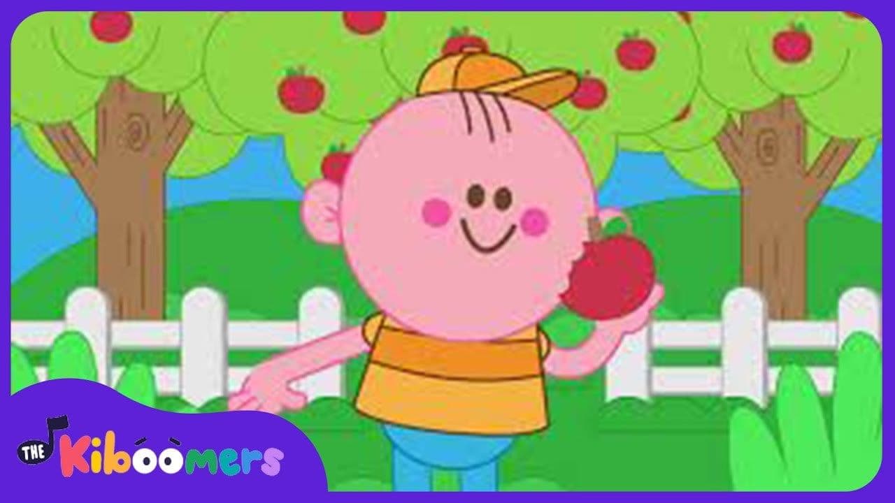 Way Up High in the Apple Tree | Apple Song | The Kiboomers | Kids Songs | Counting | Preschool