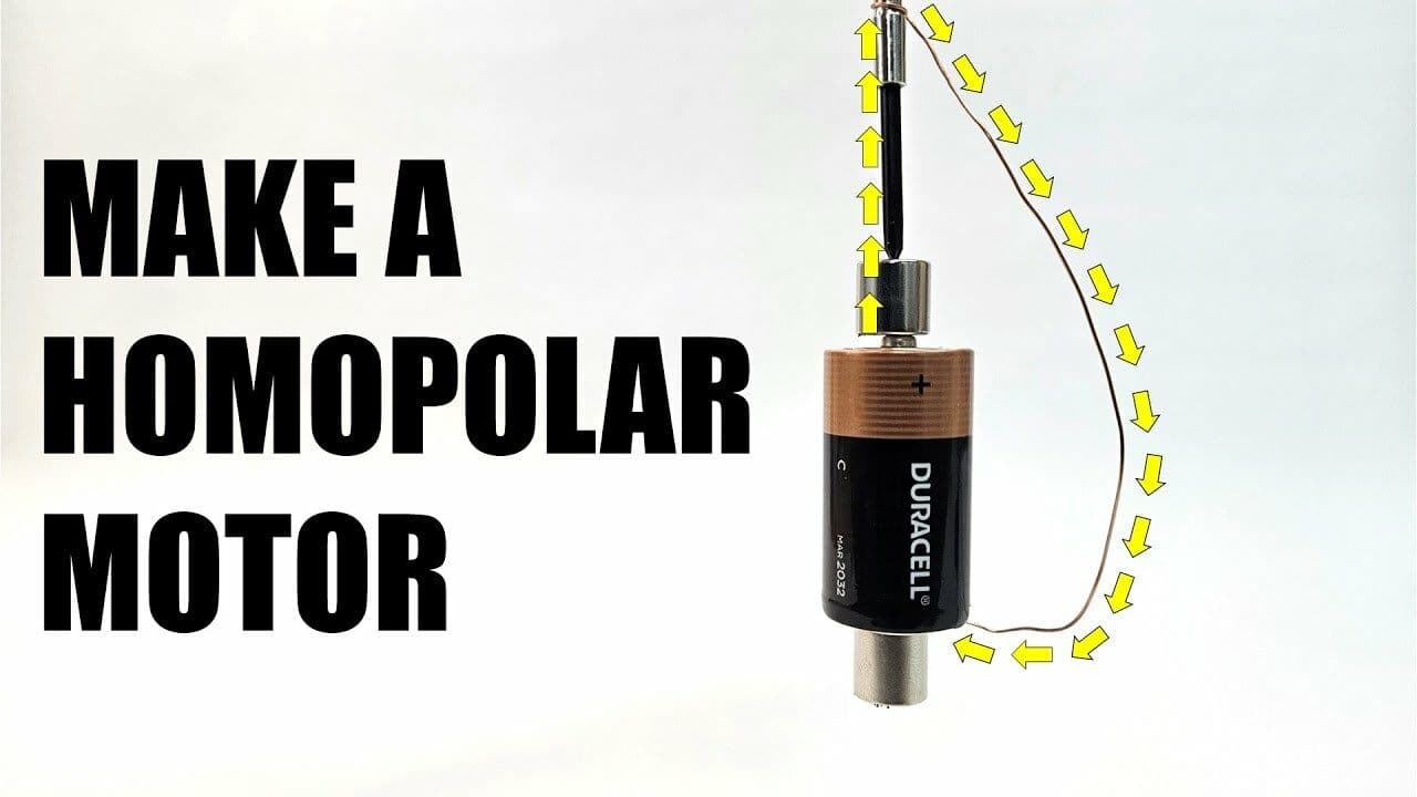 Easy Homopolar Motor | Science Project