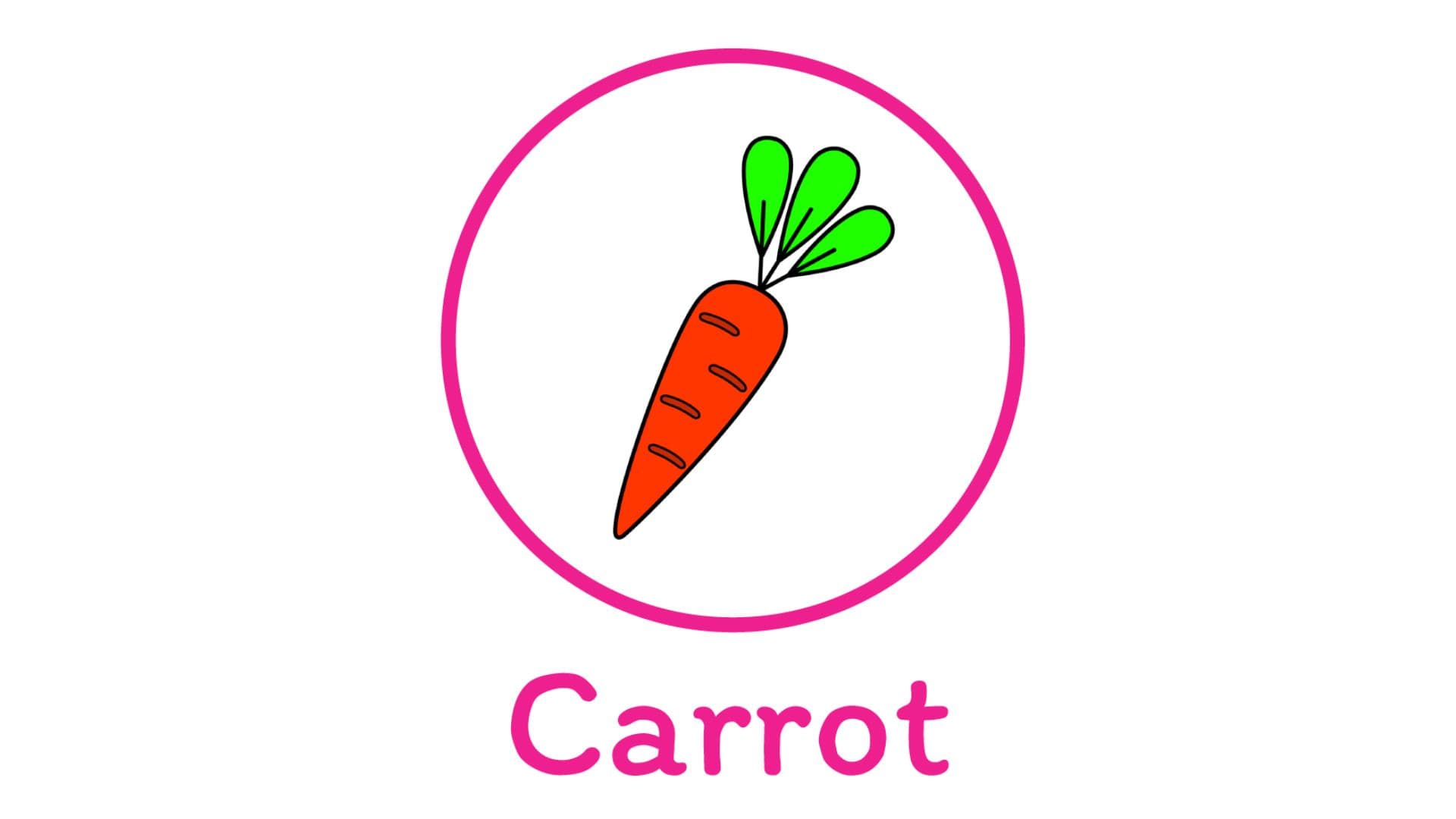 Learn To Draw A Carrot