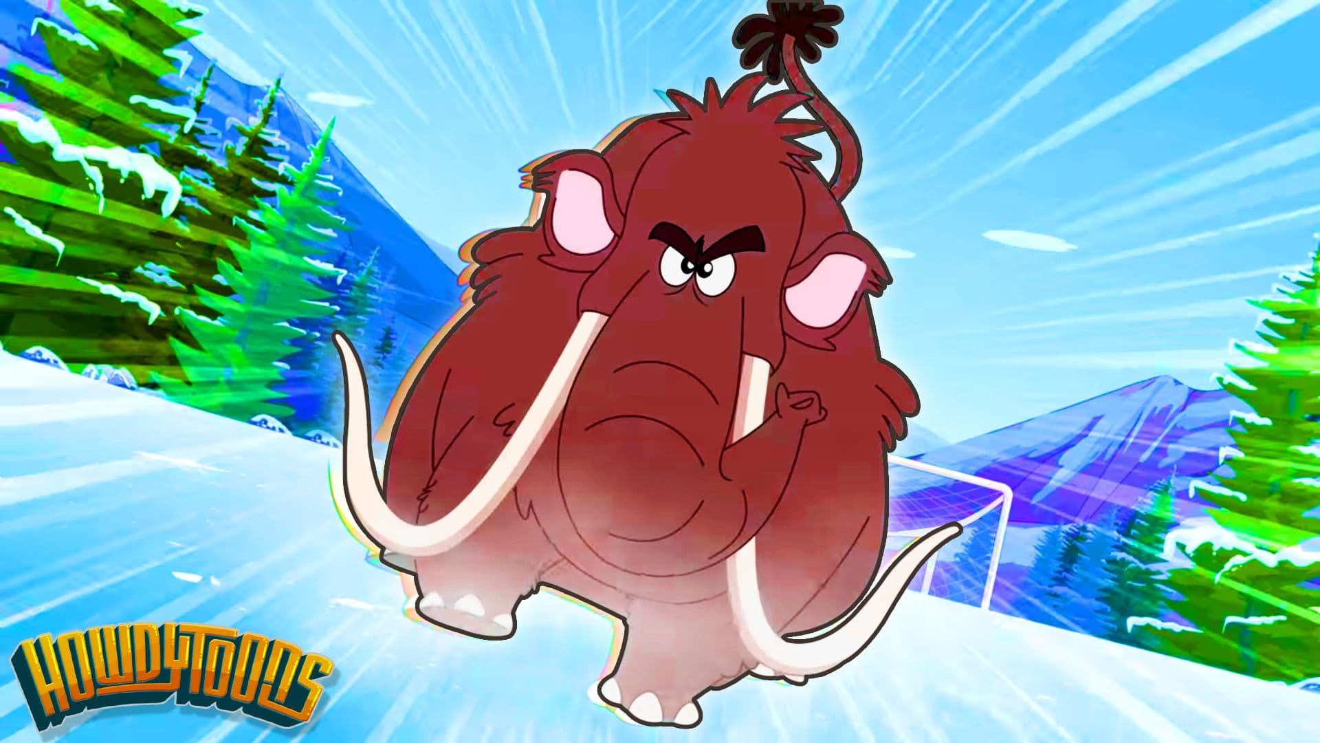 Five Woolly Mammoths