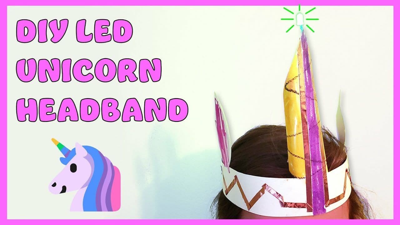🦄 DIY Light Up Unicorn Headband 🦄