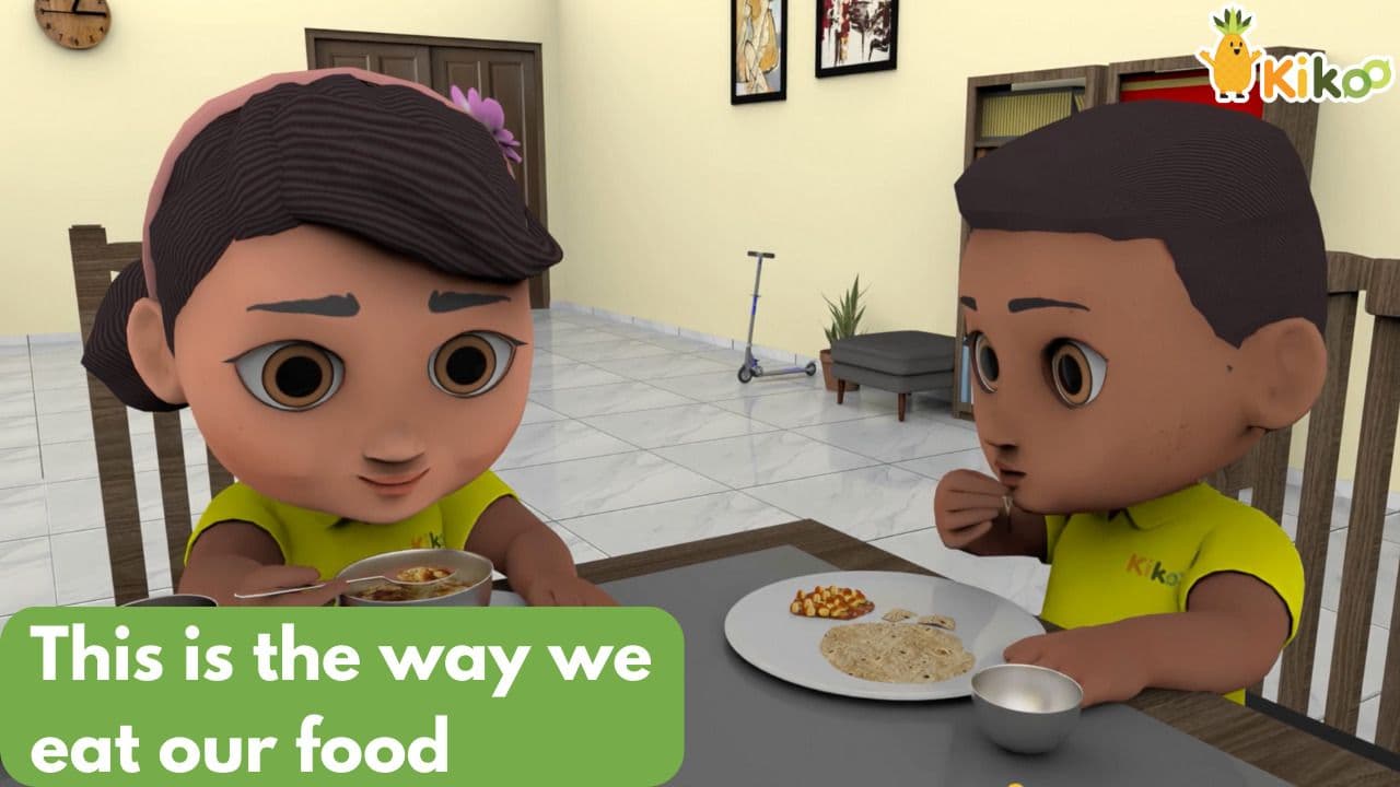 This is the way we eat our food