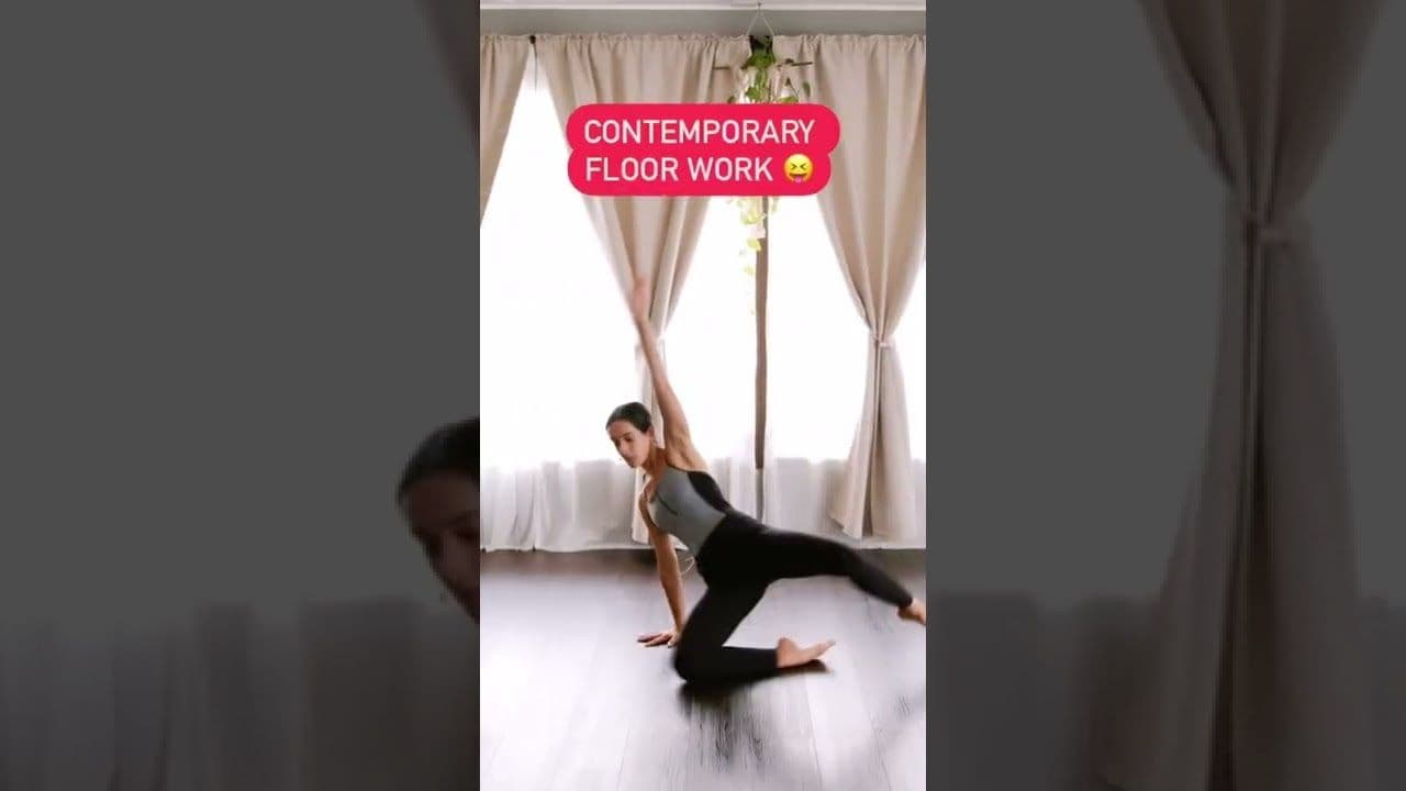 Contemporary Floor Work! 🔥 #shorts