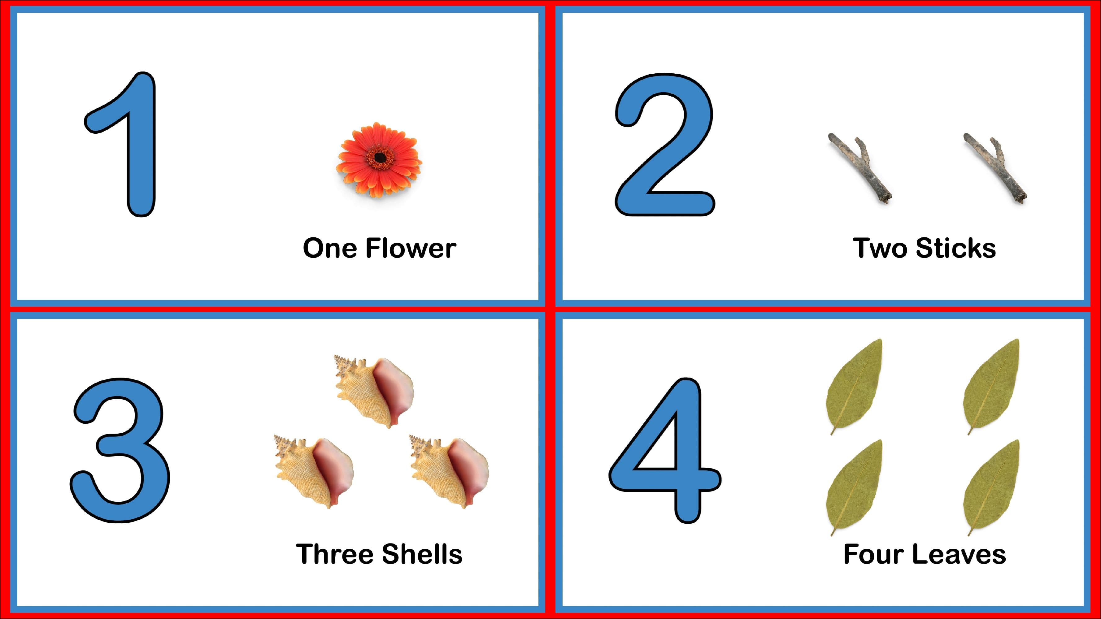 Learn Numbers and Counting 1 to 10 Flashcards 