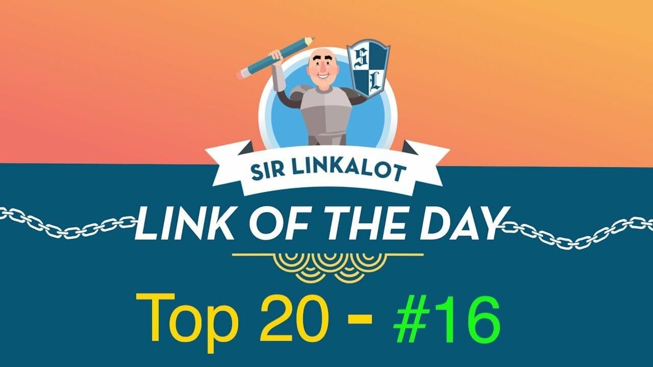 Link of the Day #16 - Sir Linkalot (#Spelling, #Revision, #Homeschooling)