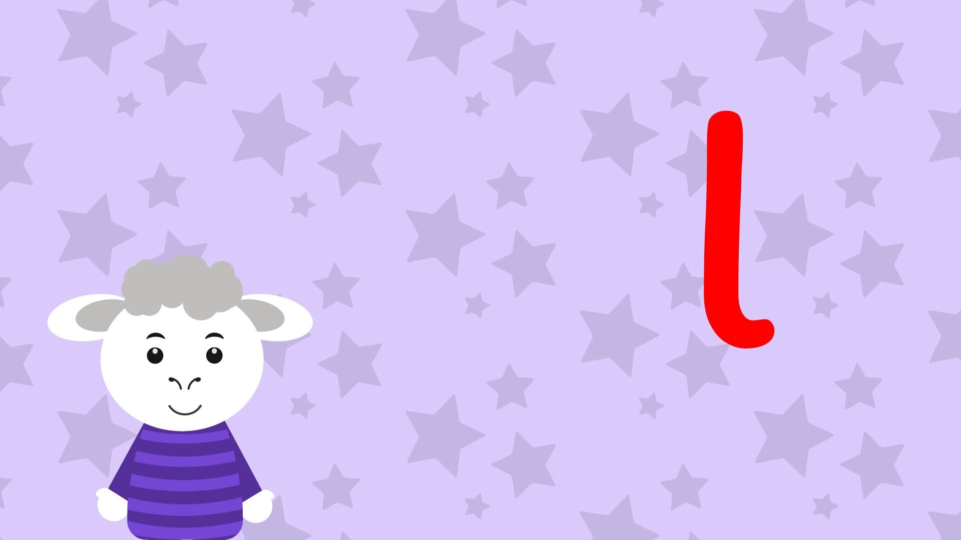 l Is For lamb - Lower Case