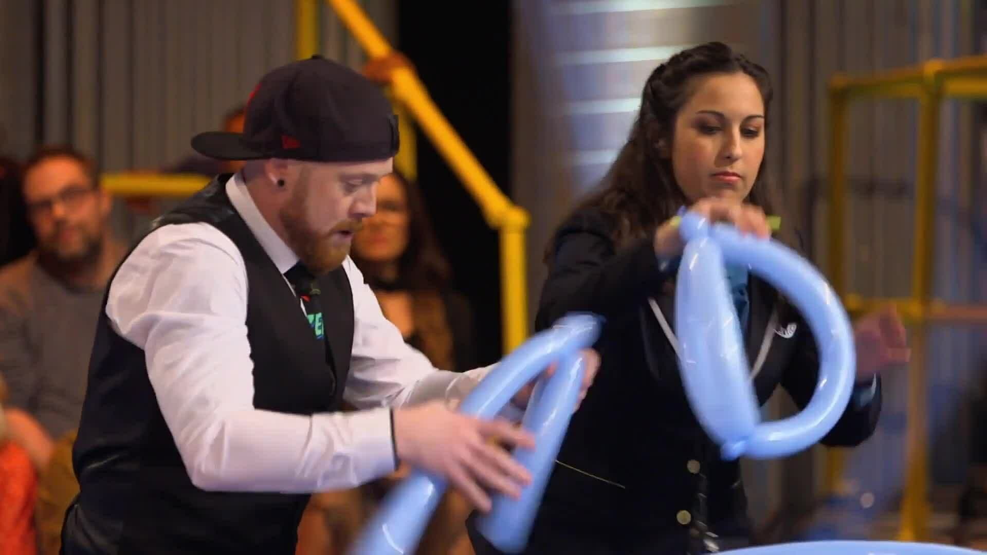 Making 100 Balloon Hats in Record Time!