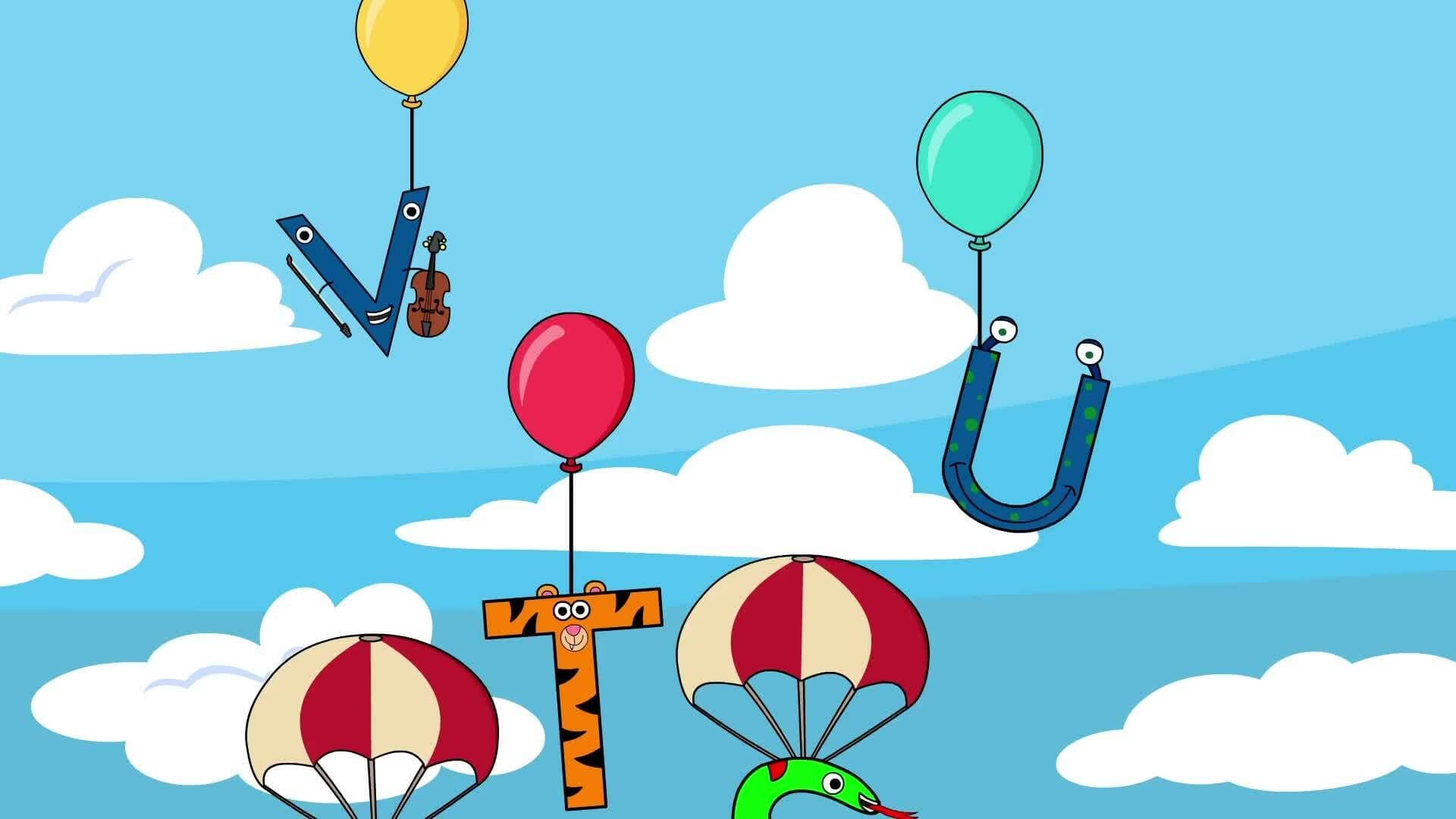 Abc Song | Trains, Treehouses, Balloons and Slides!