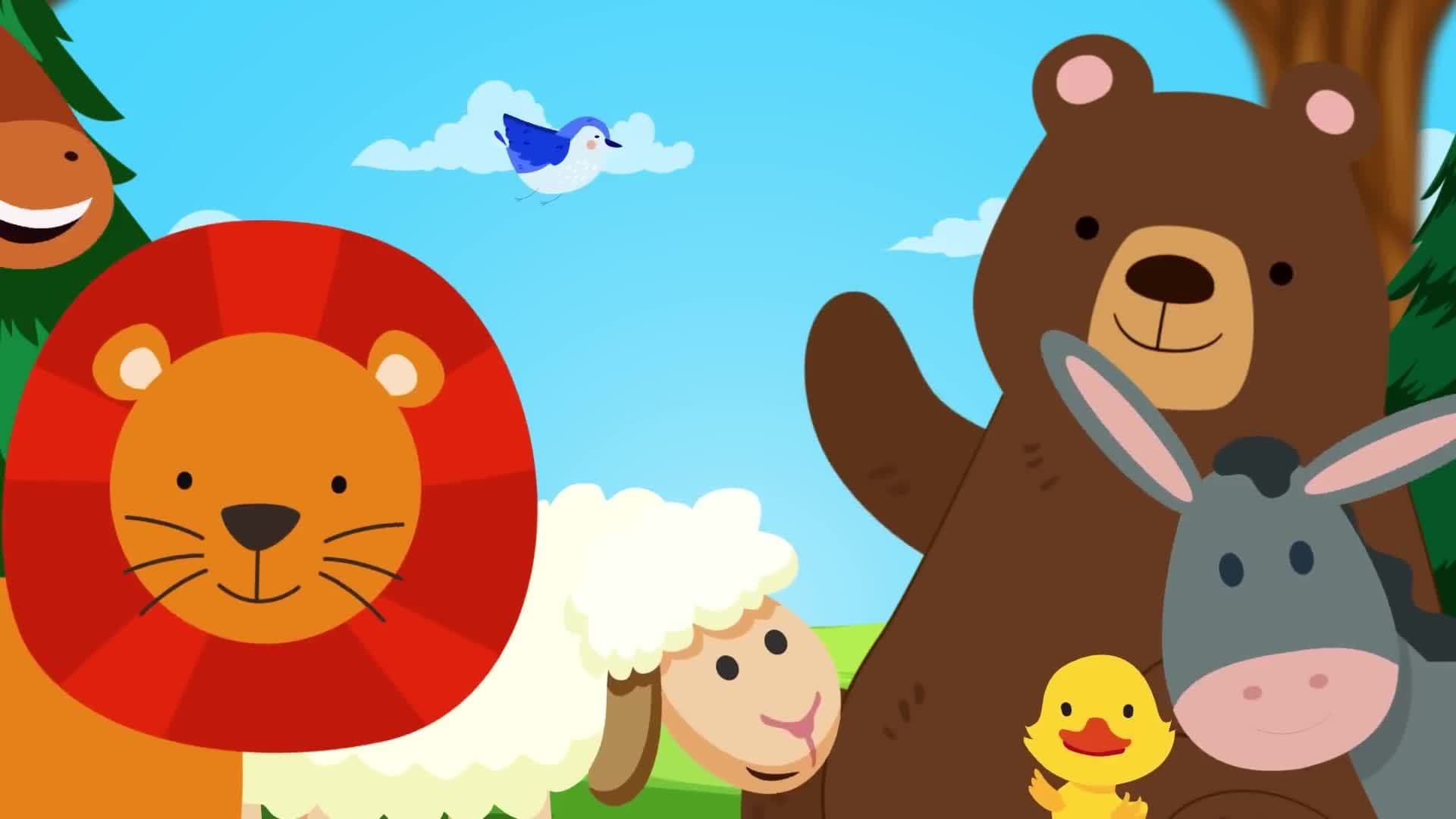 These Are the Sounds of Animals | Song for Kids and Toddlers!