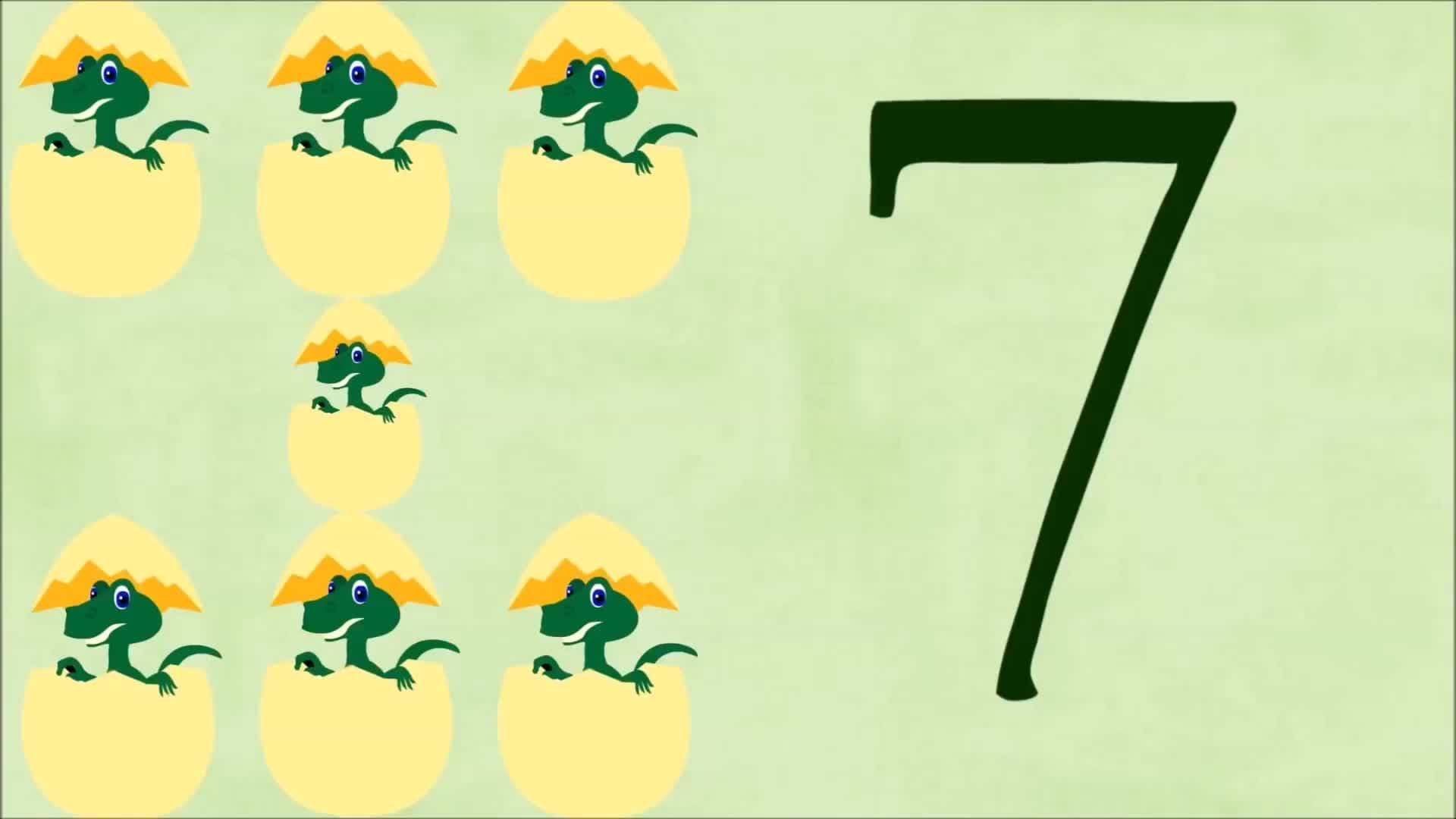 Counting Dinosaurs | Learning Numbers for Toddlers