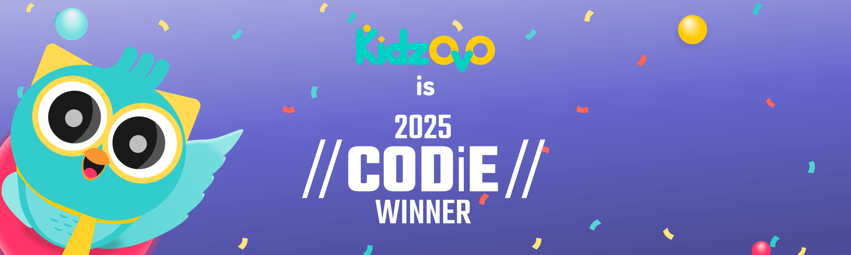 Kidzovo wins Best Consumer Tech Startup at the 2025 CODiE Awards!