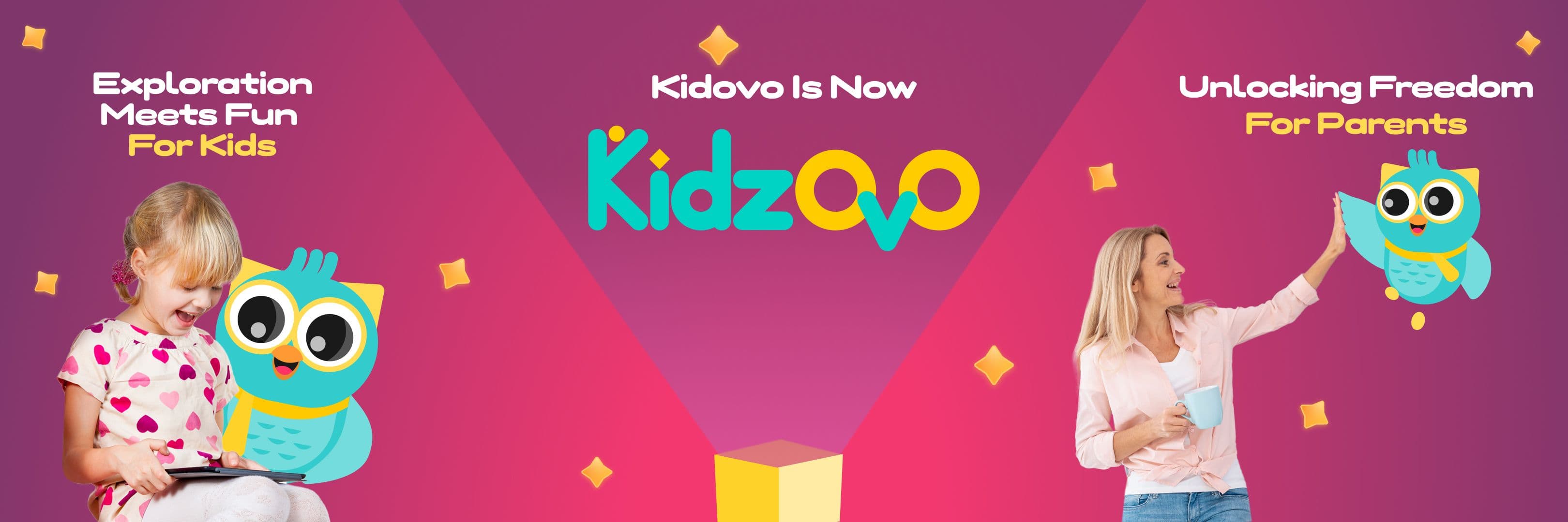Fun learning platform Kidovo is now Kidzovo